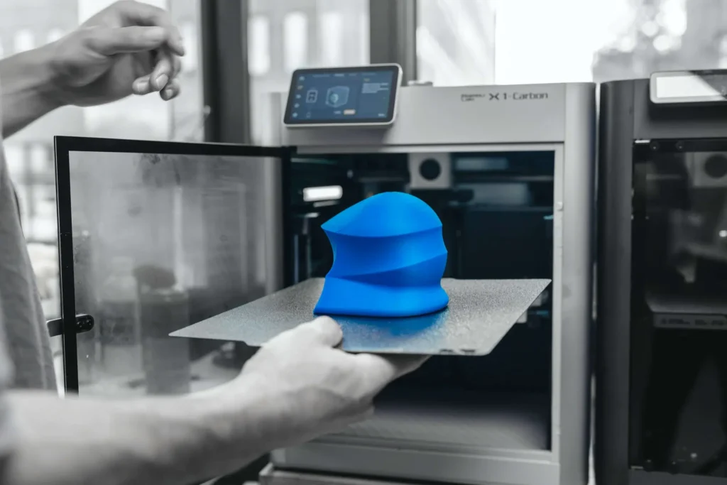 FDM 3D-printer met prototype